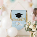 "CONGRATS" Embroidered Canvas Banner