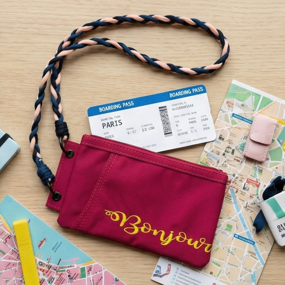 Bonjour Nylon Crossbody Travel Bag