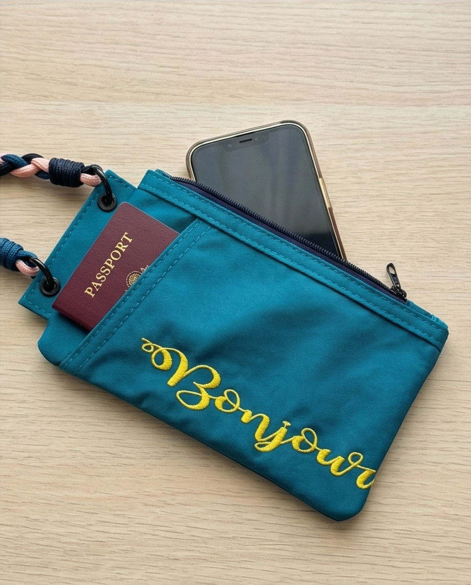 Bonjour Nylon Crossbody Travel Bag