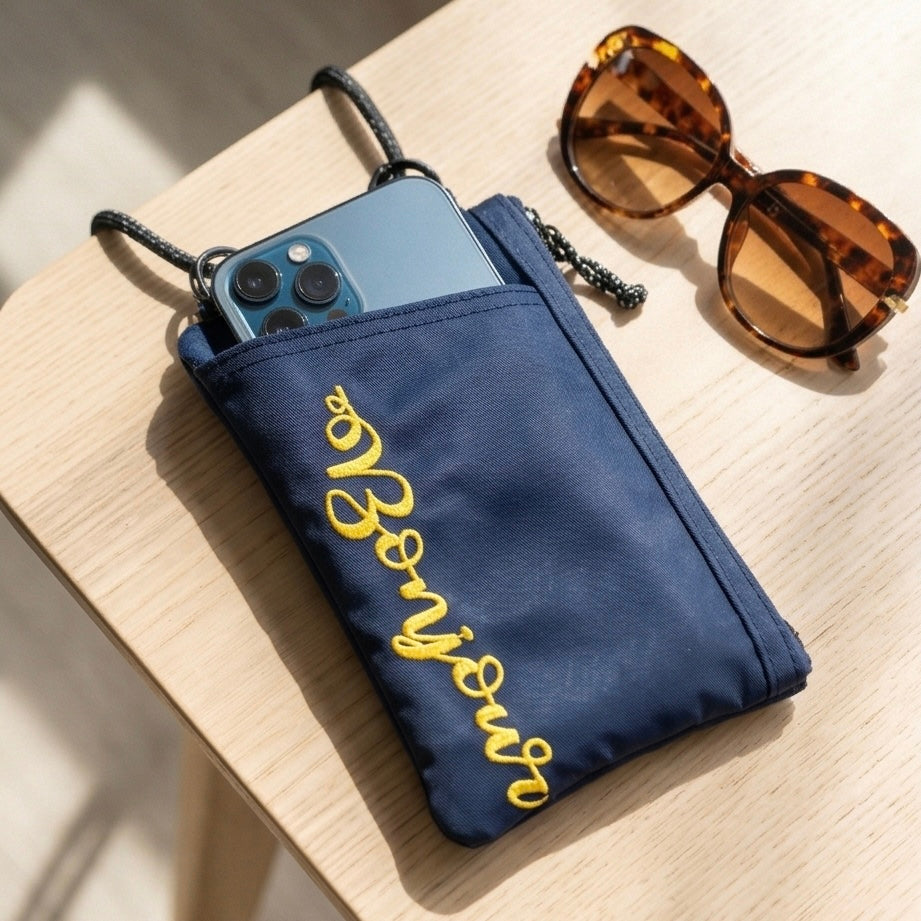 Bonjour Nylon Crossbody Travel Bag